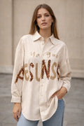 Camisa Miriam Be Sunset Lunares de Menta